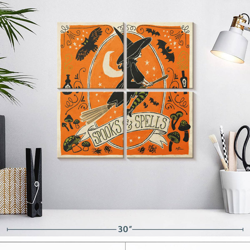 Lelend Stay Creepy I Orange, H 18 po x l 18 po