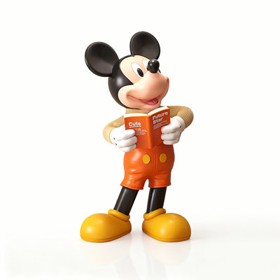 Modern Luxury Mickey Mouse Resin Sculpture With Bluetooth Speaker