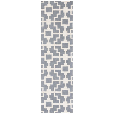 Vannatter Hand Hooked Performance Geometric Rug