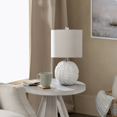 Ceramic Seahorse Table Lamp With Shade