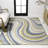 Albarado Abstract Swirl Blue/Mustard/Gray Rug-415782487