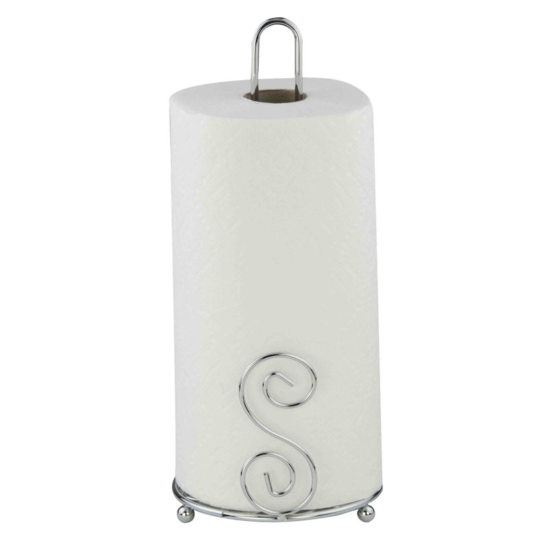 Porte-serviettes en papier autoportante, Chrome