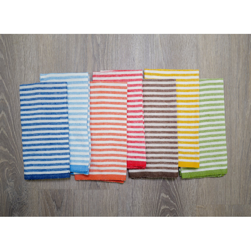 Adamsburg Linen Square Napkins, Walnut