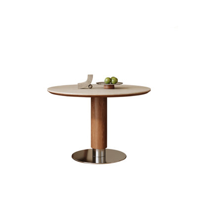 39,37 po Une petite table de conférence ronde peut accueillir six personnes.