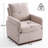 Boucle  Upholstered Accent Chair Wing Back Armchair With Solid Wood Base-1949961082