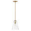 Luminaire suspendu conique à 1 lumière Evanne-60647207