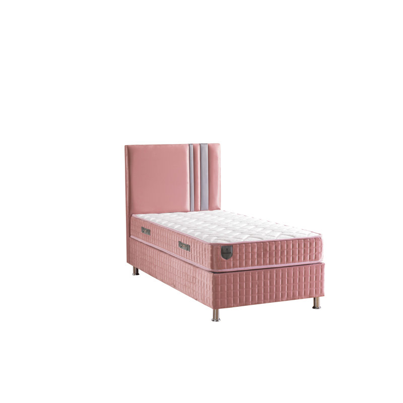 9" Medium-Firm Hybrid Mattress - Made in NJ - Designed for Young Teens - Premium Comfort & Support for Young Sleepers – Individually Pocketed Coils & CertiPUR-US Foam – Fiberglass-Free – Bed in a Box - Matching Bed Frame Available