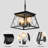 Rrtro Style Chandelier With Height Adjustable Features