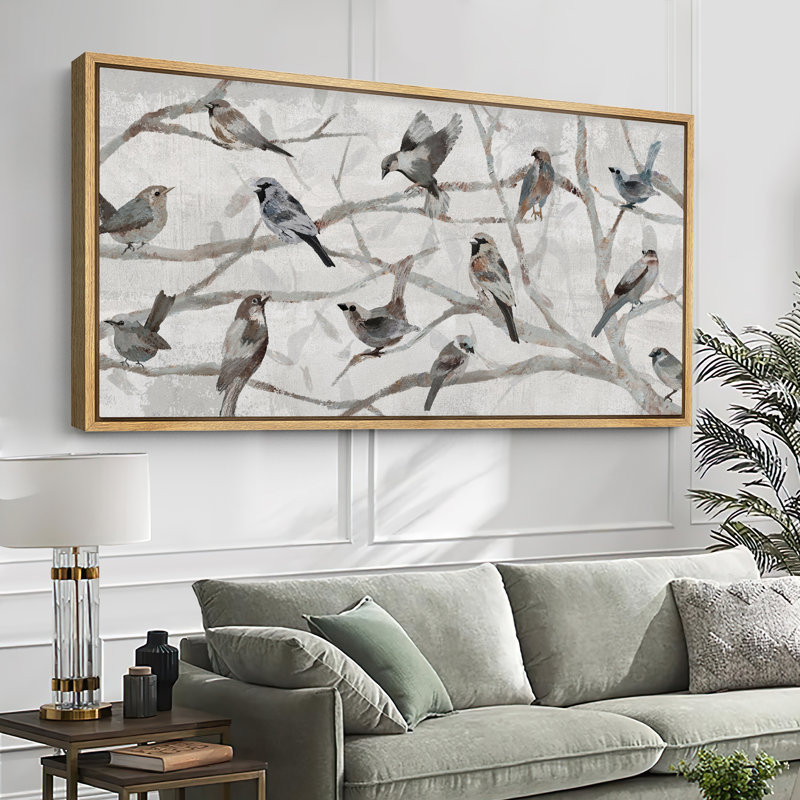 Impression sur toile surdimensionnée, impression d'art sur toile encadrée, H 30 po x l 60 po, Naturel