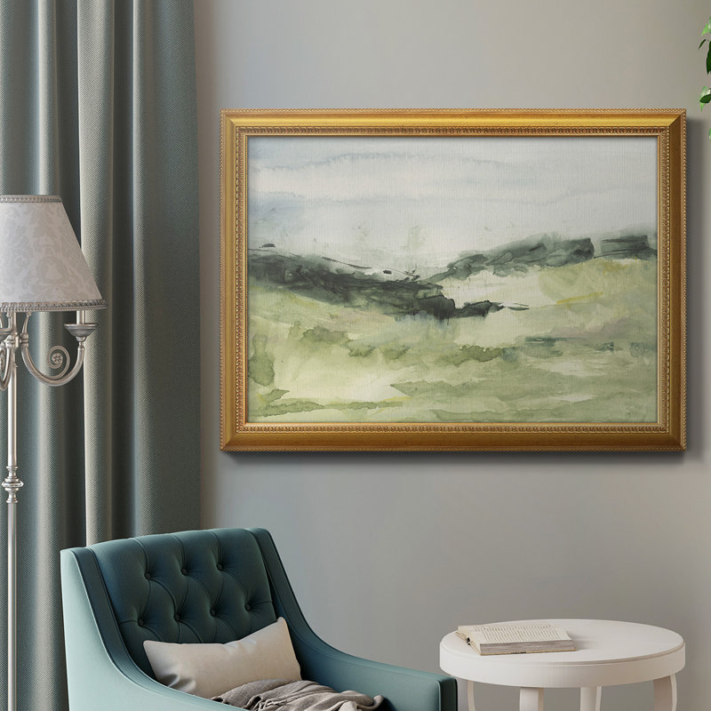 Hill Scramble II, toile encadrée de qualité supérieure - prête à être accrochée