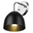 Zoey 1-Light Wall Sconce in Chrome with Matte Black-257474393