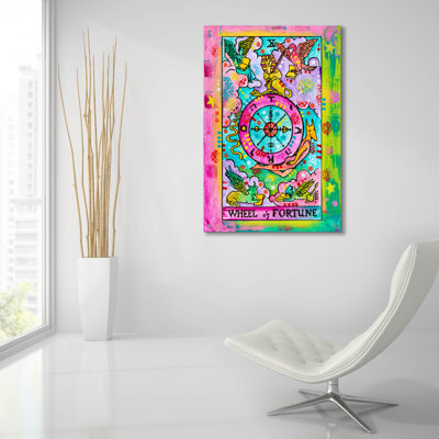 Tarot - Wheel Of Fortune' by Dean Russo Acrylic Glass Wall Art