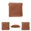 Housse et insert de coussin décoratif carré en polyester Krishna-83089816