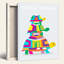 «Turtle Tower», ensemble de 1 reproduction d'art sur toile tendue sur toile-2030241422