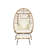 Wicker Egg Chair,Rattan Egg Chair Indoor Outdoor,Oversized Large Egg Chairs With Ottoman And Thick Cushions For Porch, Backyard, Balcony-570266066-570266068