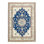 Oriental Area Rug in Light Blue