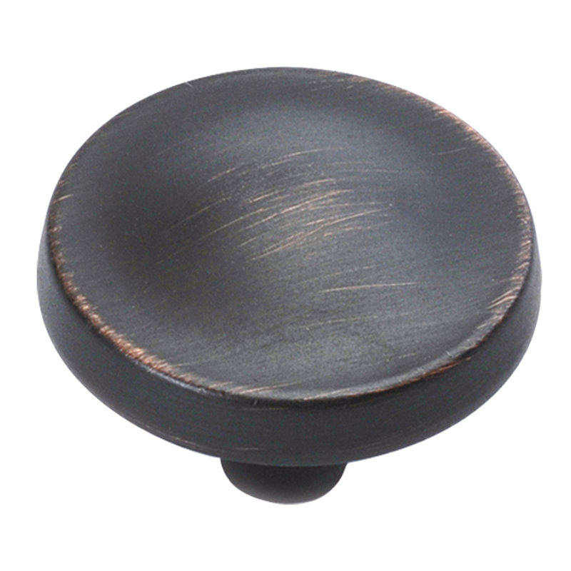 1 1/4" Diameter Mushroom Knob, Vintage Bronze
