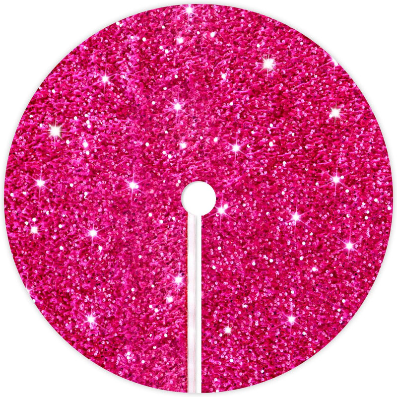 Tree Skirt, Hot Pink