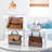 Plastic Handbag Storage Organizer For Closet, Small Acrylic Display Box For Handbag, Stackable Storage Boxes Bag Organizer With Magnetic Door For Purse Clutch Wallet Book Hats,(Clear/4 PCS)