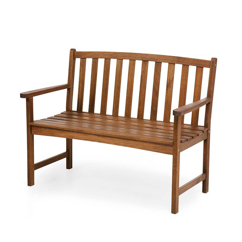 Indoor/Outdoor Eucalyptus Wood Bench