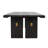 Acotas Pine Rectangular Solid Wood Top with Solid Wood Base Dining Table