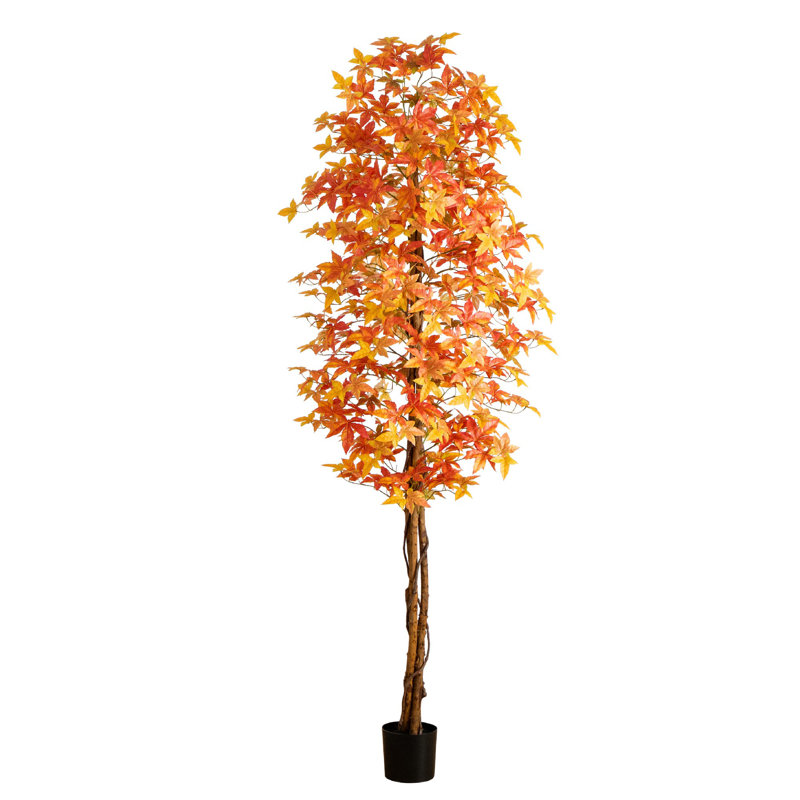 Arbre d'automne artificiel Autumn Deluxe, H 108 po x l 38 po x P 38 po