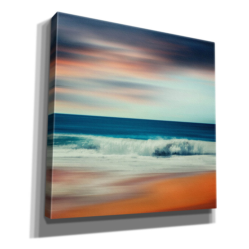 «Wave After Wave» par Dirk Wustenhagen, art mural sur toile, H 12 po x l 12 po x P 0,75 po