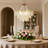 Rose Glass Chandelier