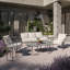 Fauteuil club de patio avec coussins Malti