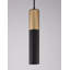 POGNO 1 - Light Black/Gold Cylinder Pendant