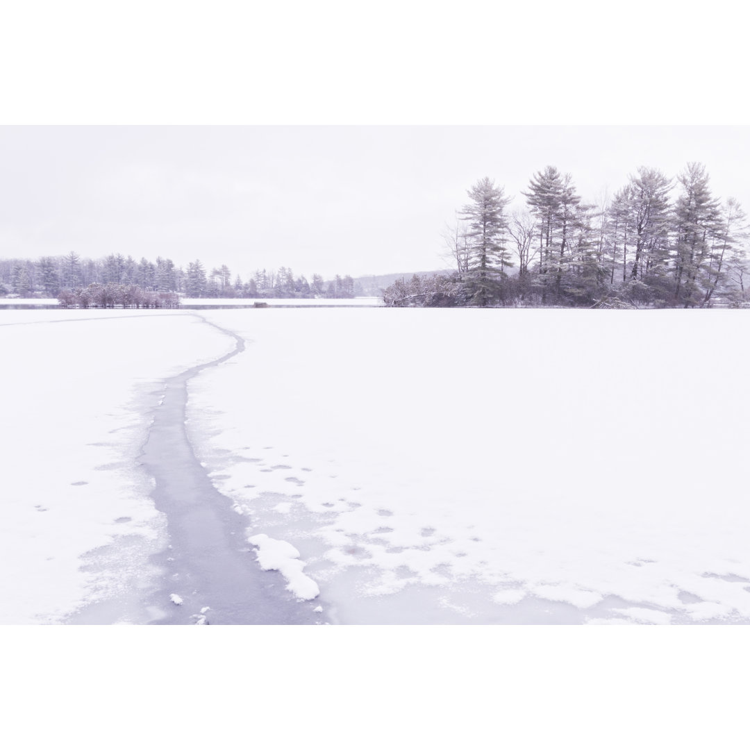 Frozen Lake - Wrapped Canvas Print