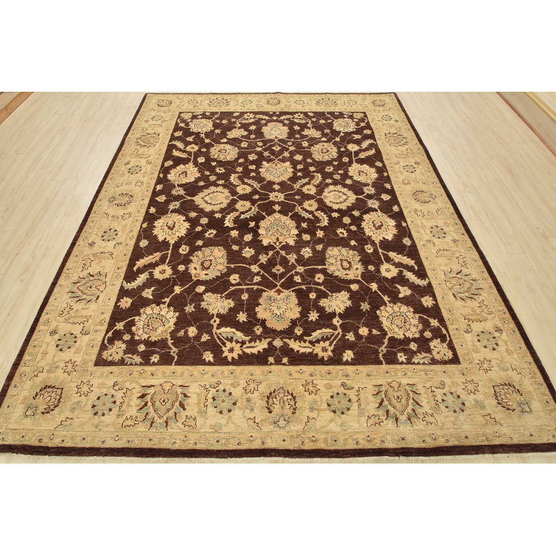 Anatolia Ziegler One-of-a-Kind 8'2'' X 10'1'' New Age Wool Area Rug in Brown