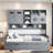 All-in-one Wooden Daybed With 2 Drawers, Cabinets And Shelves-658841840-658841841