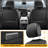 Front Row Seat Covers Universal Waterproof Polyester For Cars Suvs Trucks Airbag Compatibility​​-117805493