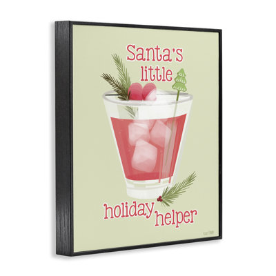 «Santa's Holiday Helper Drink», estampe numérique de House Fenway