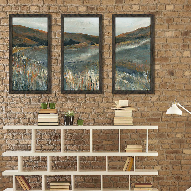 «Copper Sunset», reproduction sur acrylique 3 pièces, H 25,5 po x l 40,5 po x P 1 po