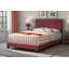 Lit double en velours cerisier Modena-83537962-83537959