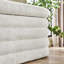 Deaysia 121cm Wide Oval Solid Colour Standard Ottoman with Storage
