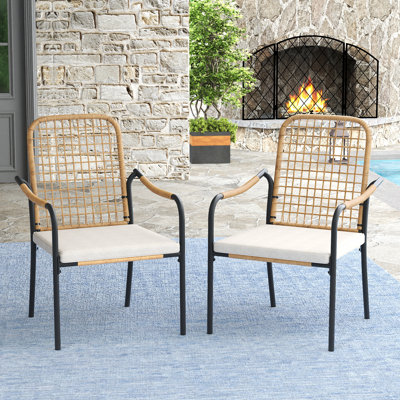 Patio Dining Chair With Cushion
