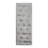 Poly Chenille Tufted Floor Pillow Cushion, 27" x 74" Grey Long Lounge Lounger Cushion with Travel Wrap, 100% Polyester Filling-309048406
