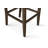 Upholstered Counter Stool with Solid Wood Frame-1634298967