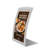 Livie 8.5 x 11 Sign Holder Portrait Vertical Picture Frame for Tabletop, with Magnetic Lens, Curved