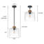Luminaire suspendu en verre martelé 1 lumière