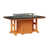 Hammered Top Black with Mango Orange Base