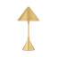 Salma Rechargeable Table Lamp in Aged Brass