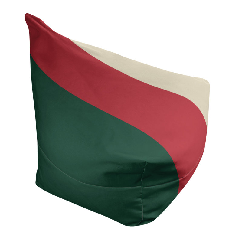 Sac de pois classique, H 30 po x l 27 po x P 27 po, Vert forêt / rouge Iron Range / blé du Minnesota
