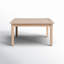 Table basse carrée en bois massif Amina