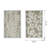 Of 2 Paper Florals Shadow Box Wall Ornament Decoration Feature Art , 19.5X1x31.5", White & Beige Contrast, Feminine For Dressing Room Wallpiece Enhances Decor