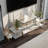 60" Glass TV Stand With Mirrored Base, 3-Tier-1274441600