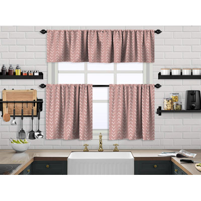 Cantonnière et rideau de cuisine Boho Design